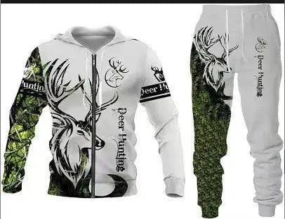 New 3D printed long sleeved hooded sweatshirt set for spring and autumn men's sportswear zipper sweatshirt, Produit gaming premium Fraquane, équipement gamer