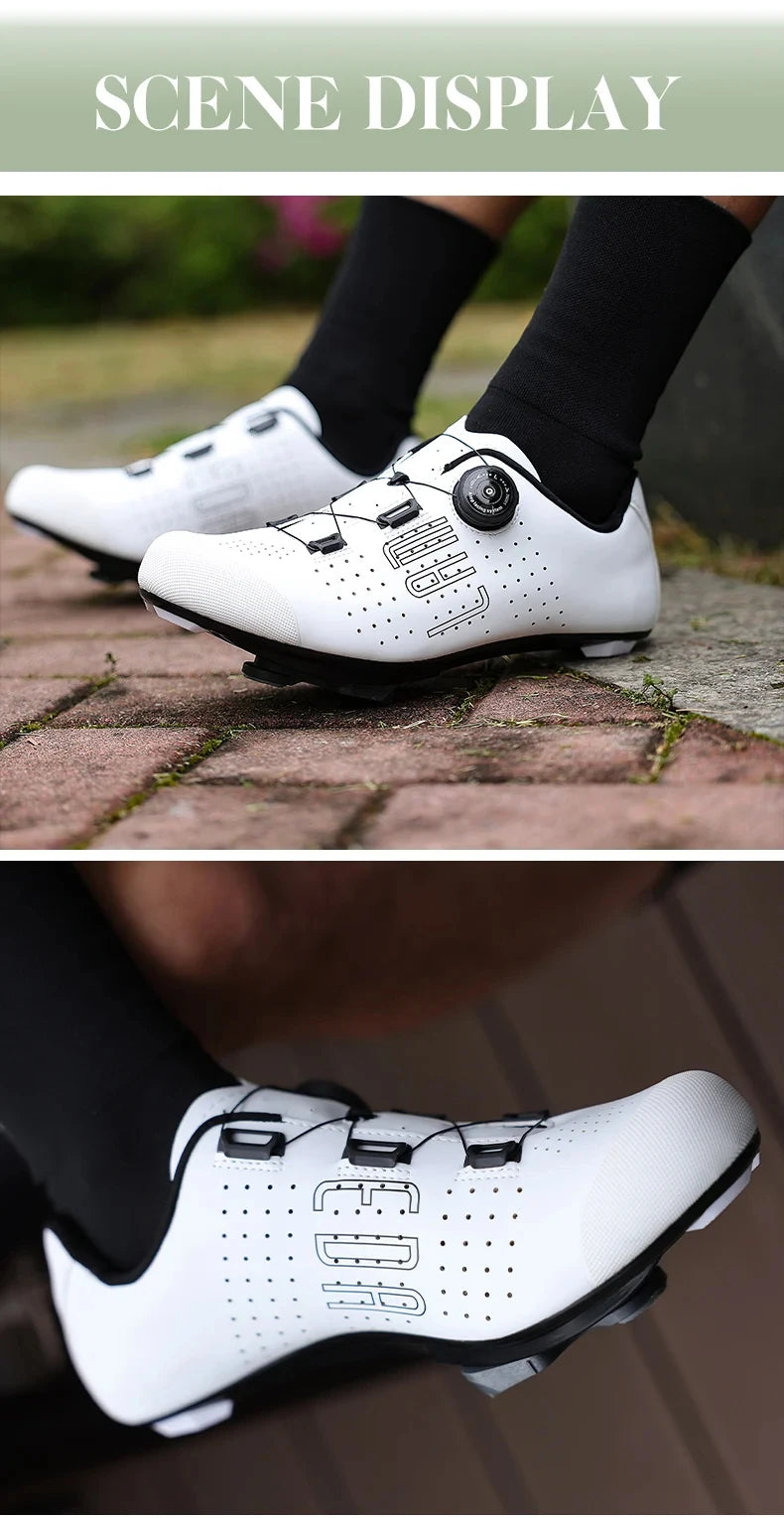 LAMEDA Pro Cycling Shoes Lock Shoes Road Bike Men and Women Hard Sole Bicycle Special Cycling Shoes MTB Bicycle Team Lock Shoes