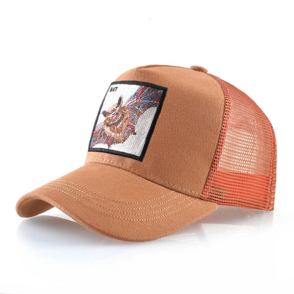 Streetwear Trucker Caps With Scorpion Patch Men's Snapback Hip Hop Baseball Cap For Women Four Seasons Fashion Casquette Hats