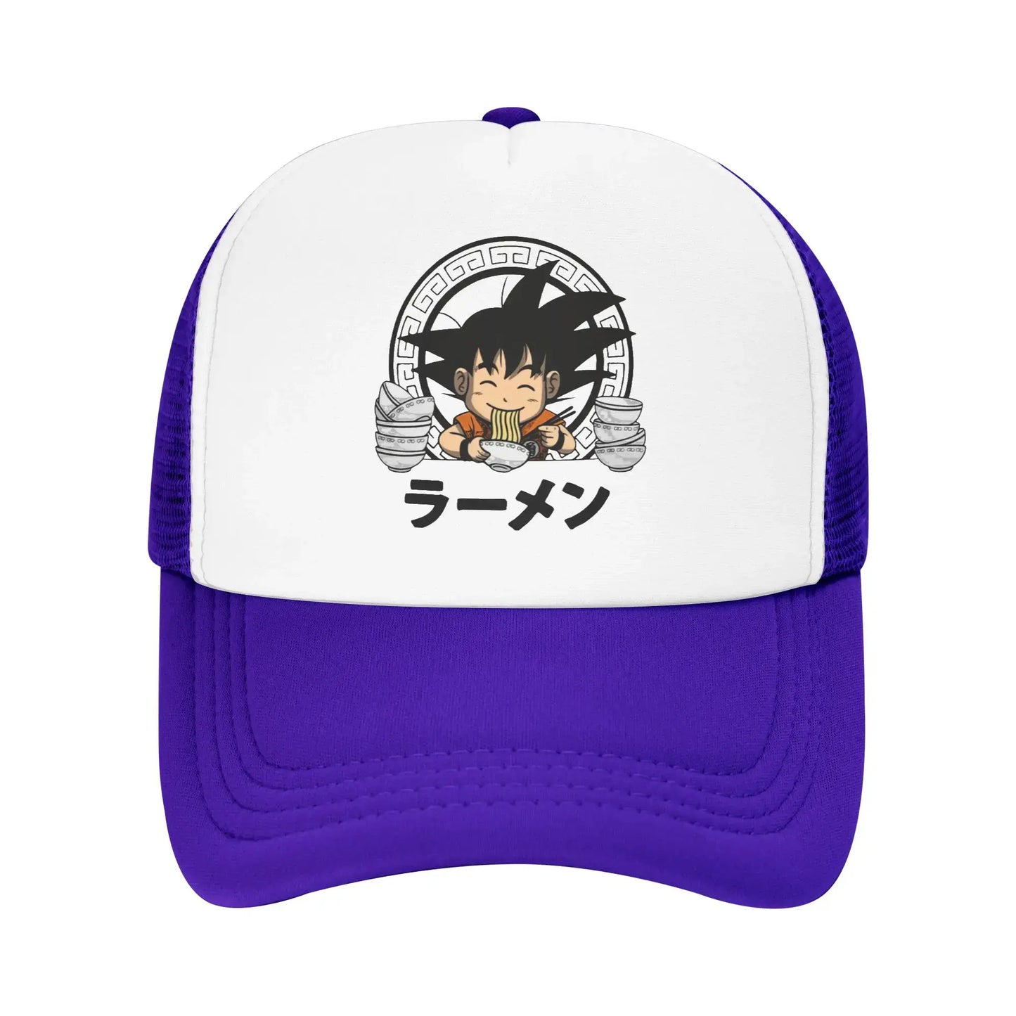 Goku Kid Ramen Dragon Ball Trucker Hat Men Women Vintage Anime Manga Hats Sports Cap Adjustable Polyester Baseball Caps Summer, Produit gaming premium Fraquane, nouvelle génération