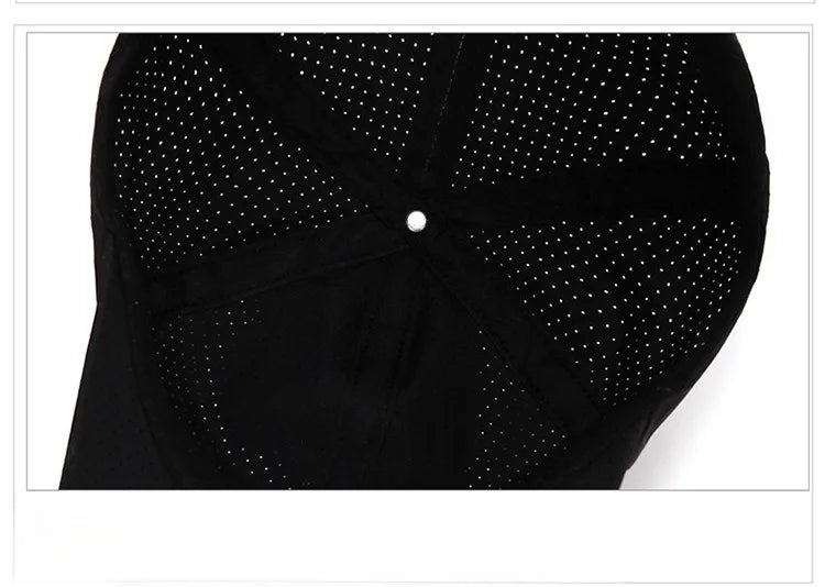 New Women Men Quick-Drying Spring Summer Baseball Cap Solid Breathable Snapback Hat Casual Fishing Sun Cap Hat For Women Men