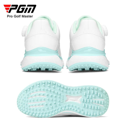 PGM Women Golf Shoes Summer Heat Dissipation Breathable Holes High Elasticity Height Outdoor Sports Sneakers XZ430