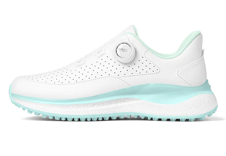 PGM Women Golf Shoes Summer Heat Dissipation Breathable Holes High Elasticity Height Outdoor Sports Sneakers XZ430
