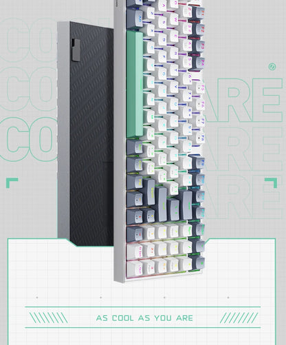 MACHENIKE K500-B94 Mechanical Keyboard Wired Gaming Keyboard, 94-Key Hot Swappable RGB Mechanical Keyboard with PBT Keycaps, Compact 90% Gaming Keyboard for PC & Laptop