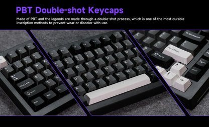 Akko 5075 V3 75% Mechanical Keyboard 8000/10000mAh 2.4GHz Wireless/ Wired Type-C/BT 5.0 Hot Swap RGB Gasket for Gaming Typing
