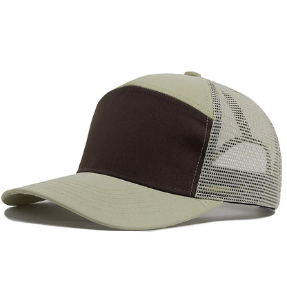Summer 7 Panel Baseball Cap Fashion Hip Hop Mesh Caps Men Truckers Hat Visor Hardtop Snapback Women Unisex Cool New Brand
