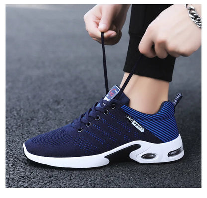 Chaussures de dehors Légères et Décontractées pour Homme, Baskets Respirantes à Lacets, Version Coréenne, Nouvelle Tendance