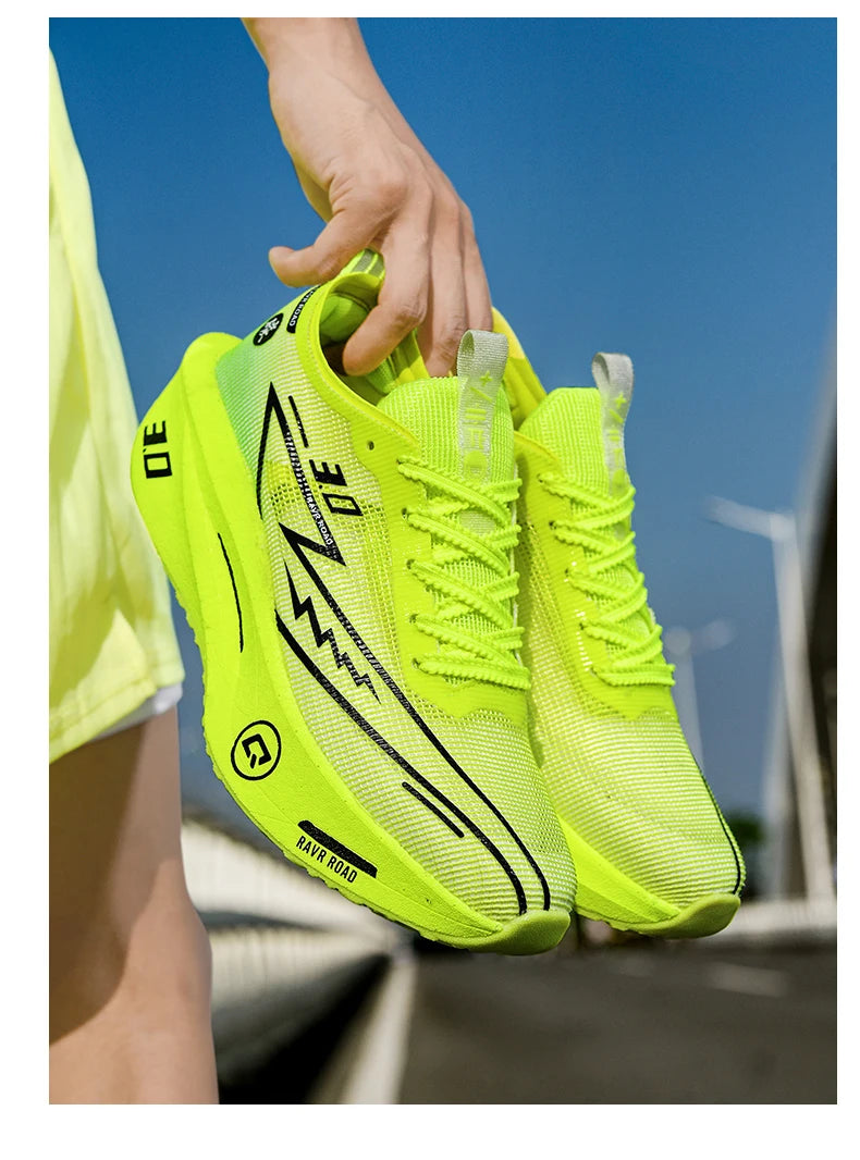 Running Shoes Speciality Carbon Board Marathon Men Sports Breathable Lightweight Women's Comfortable Athletic Nonskid Sneakers
