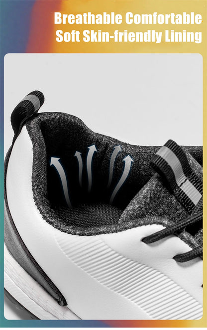 Hot Sale Lersure Golf Shoes Men Waterproof Golf Spikes Sneakers Professional Non-Slip Golf Footwear Trainers Luxury Sports Shoes