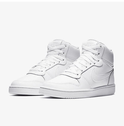 Nike Official Authentic Ebernon Mid Women's Mid-Top Simple Classic Skate Shoes AQ1778-100