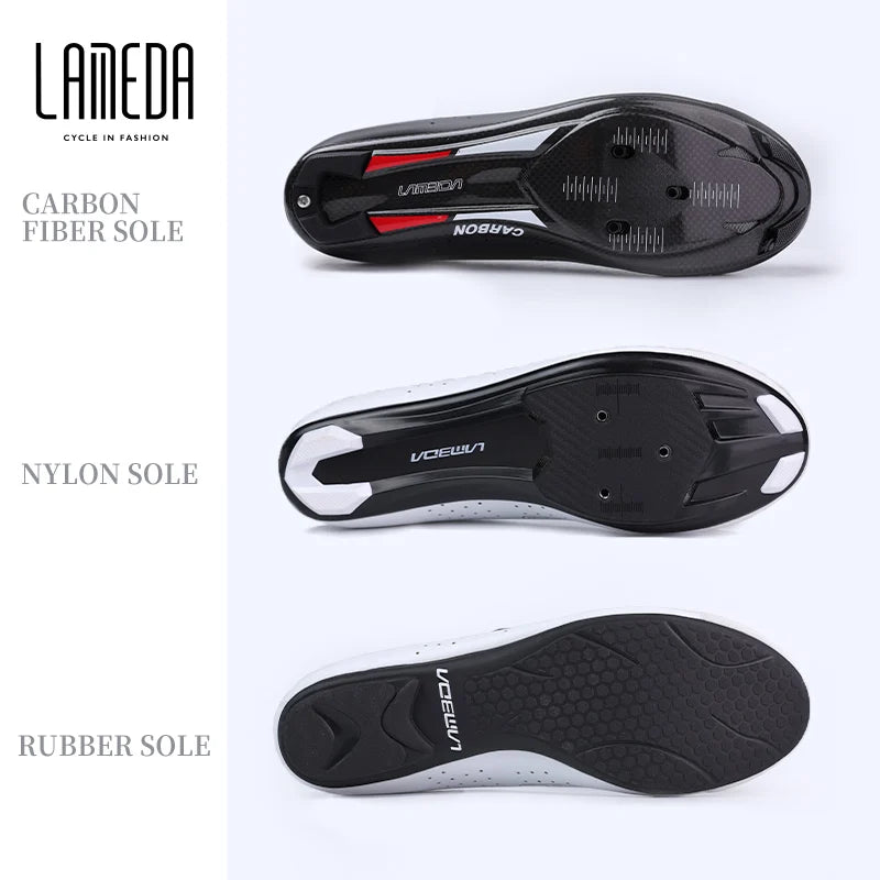 LAMEDA Pro Cycling Shoes Lock Shoes Road Bike Men and Women Hard Sole Bicycle Special Cycling Shoes MTB Bicycle Team Lock Shoes