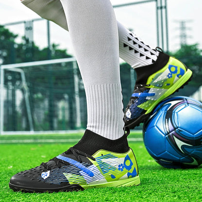 Football Boots Men Professional Soccer Shoes Sneaker Field Long Spikes Outdoor Competition Non Slip Comfortable Training Shoes
