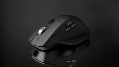 Keychron M6 Wireless Mouse with PixArt 3950 Sensor, 8K Polling Rate, Silent Switches, Dual Scroll Wheels, Bluetooth & 2.4GHz Ergonomic Mouse