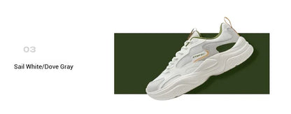Sapatos casuais Xtep para homem: novidade de verão, em malha respirável, sola grossa, com salto, leves, para jovens, sapatos desportivos de moda 875319320001