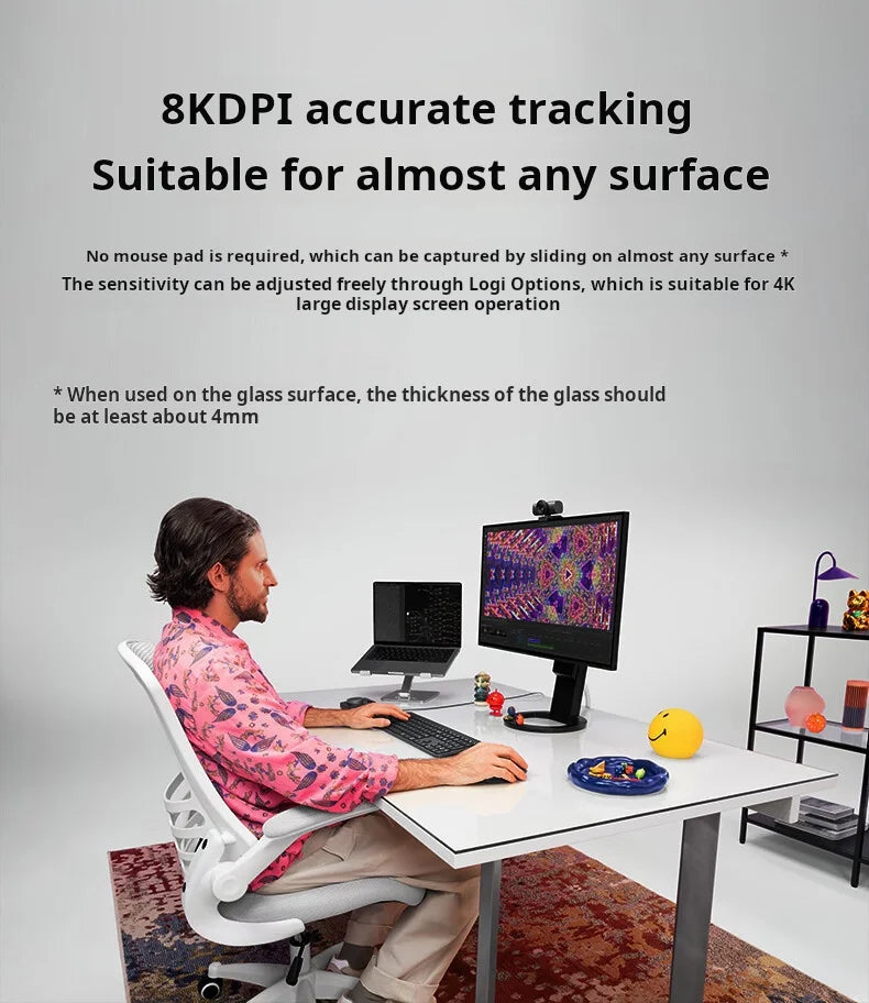 Logitech MX Master 4 Απτική Ανάδραση Actions Ring MagSpeed 8000DPI Εργονομικό Ασύρματο Ποντίκι Bluetooth Μπαταρία 70Day