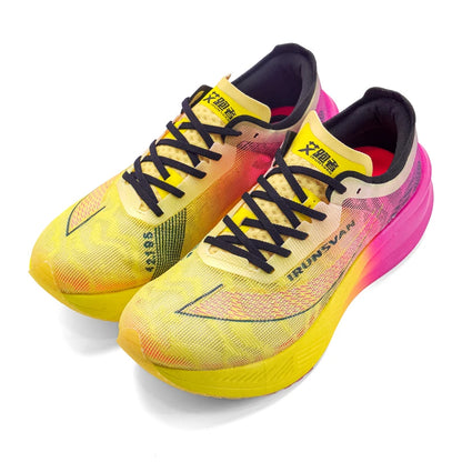 Scarpe da maratona IRUNSVAN con soletta in carbonio: scarpe sportive professionali, stabili, con supporto, assorbimento degli urti, ultraleggere e con ottimo rimbalzo