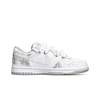 Custom Sneakers Nike Dunk Low "Wao" Special Gift Bag Edition High Street Deconstructed Hand-Painted Oriental Gradient For Men
