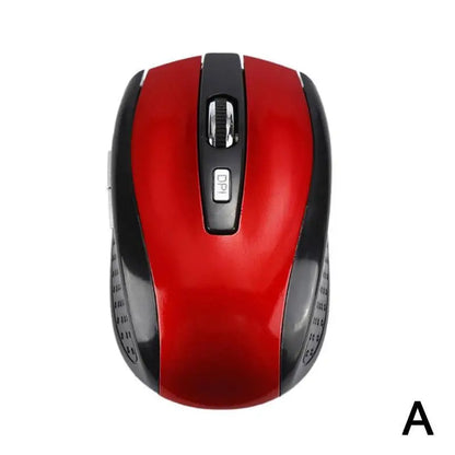 2.4GHz Wireless Mouse with USB Receiver, Ergonomic Optical Wireless Mouse, 6-Button Wireless Mouse for PC, Laptop & Computer