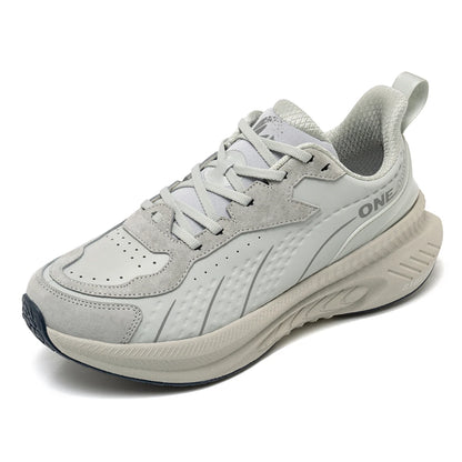 ONEMIX Scarpe da corsa invernali da allenamento per uomo Scarpe sportive in pelle calde e resistenti all’usura Scarpe da jogging da donna Scarpe da passeggio