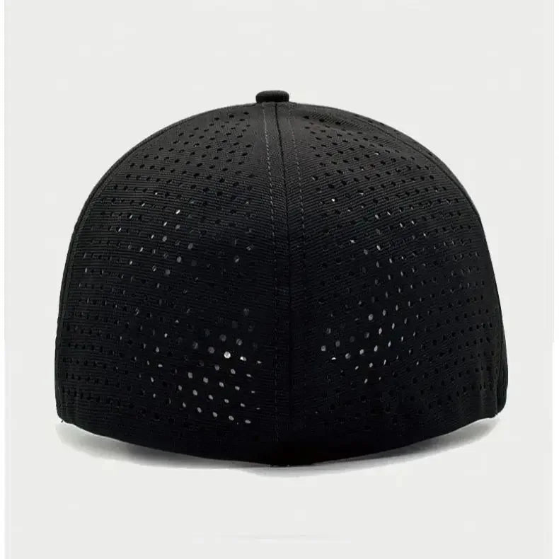 Brand Oohmy 5cm Short Brim Baseball Caps Big Head and Small Head for Men Women Mesh Back Trucker Hat Short BillQuick Dry