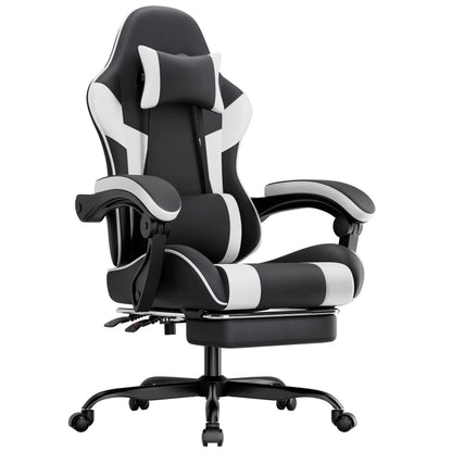 Ergonomic Gaming Chair Office Chair with Breathable Fabric, 360° Swivel Desk Chair, Adjustable Height Computer Chair with Lumbar Support