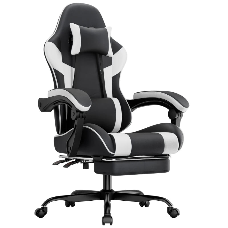 Ergonomic Gaming Chair Office Chair with Breathable Fabric, 360° Swivel Desk Chair, Adjustable Height Computer Chair with Lumbar Support