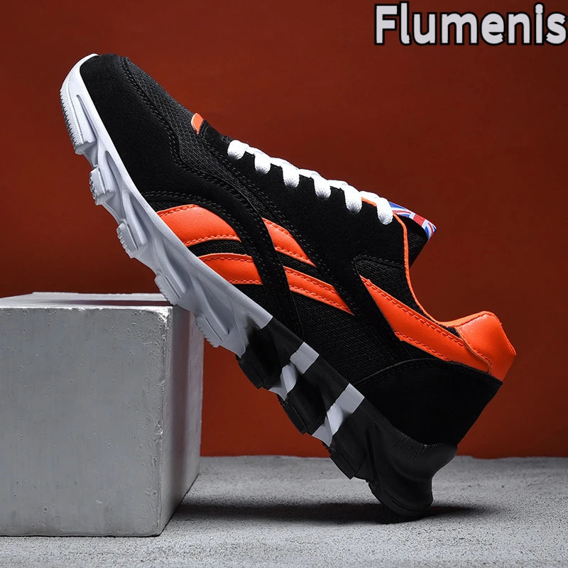 2026 new men's and women's running shoes breathable casual sneakers anti-slip vibration comfortable walking shoes 38-46