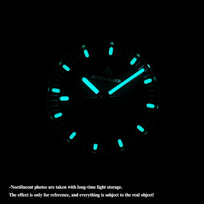 STEELFLIER SF793 NEW Automatic Mechanical Luxury Wristwatch NH34 Movement Synthetic Sapphire 20Bar Waterproof Men Luminous Watch