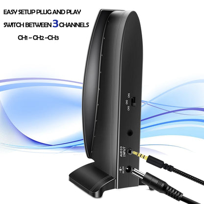 Silent Disco Wireless Headphones with LED Rechargeable Battery RF System for Silent Parties,Clubs,Meeting,Concert