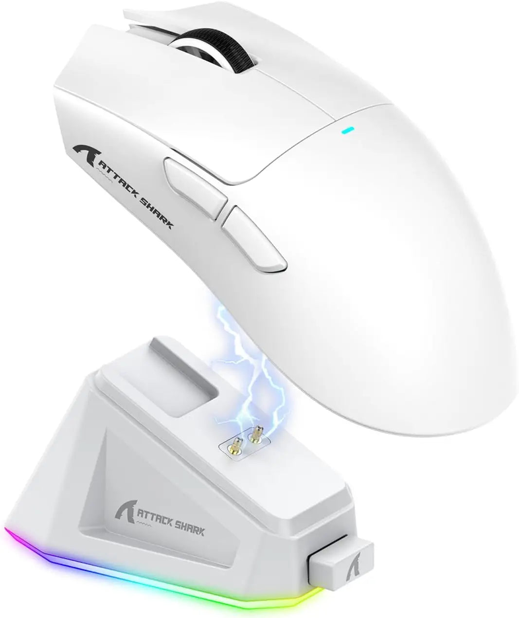 ATTACK SHARK X11 Wireless Gaming Mouse with Charging Dock, PixArt PAW3311 Sensor, Tri-Mode Bluetooth, 2.4G & Wired RGB Gaming Mouse