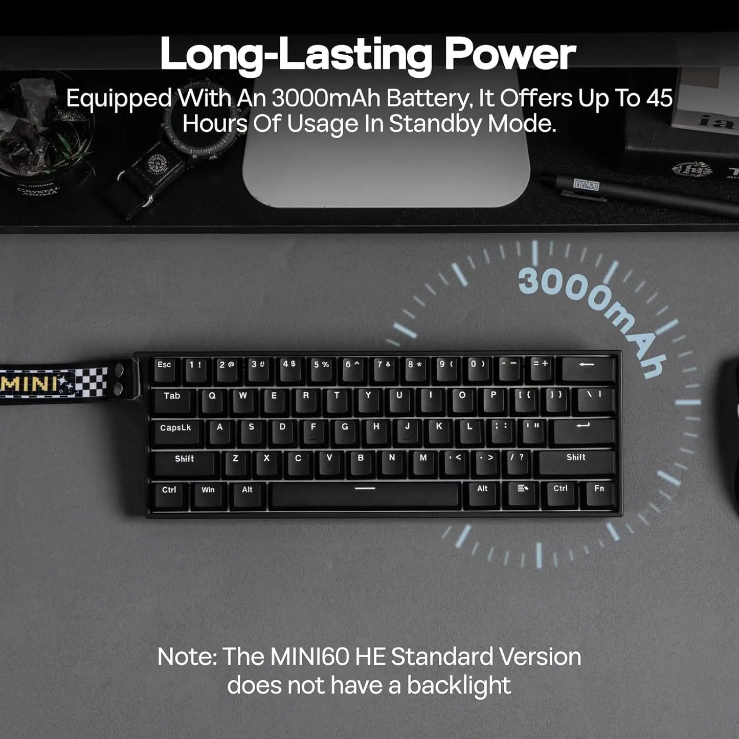 AULA Mini60 HE/Pro/Max 60% Magnetic Switch Gaming Keyboard RGB Tri Mode Mechanical Keyboard 8000Hz 0.01mmRT for E-Sports Gifts