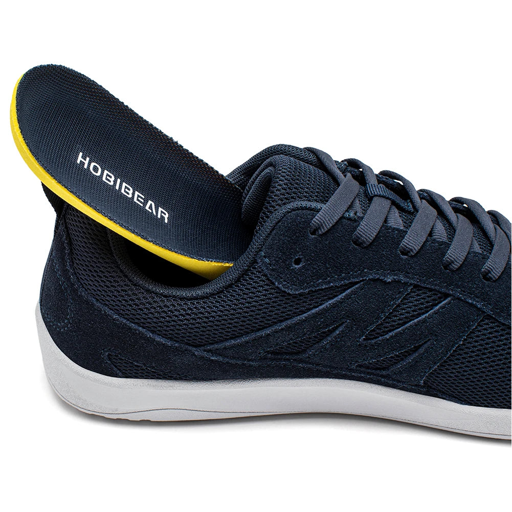 HOBIBEAR Barefoot Shoes for Women Men Zero Drop Wide Toe Box Sneakers Minimalist Lace Up Lightweight Running Shoes