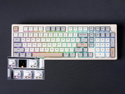 EPOMAKER Galaxy100 1800 ANSI US Layout Hot-Swap Gasket-Mounted Tri-mode Wireless Aluminum Mechanical Gaming Keyboard