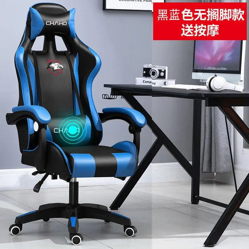 Joylive WCG Ergonomic Gaming Chair Leather Computer Chair Reclining Racing Office Chair with Adjustable Armrests for Gaming Room