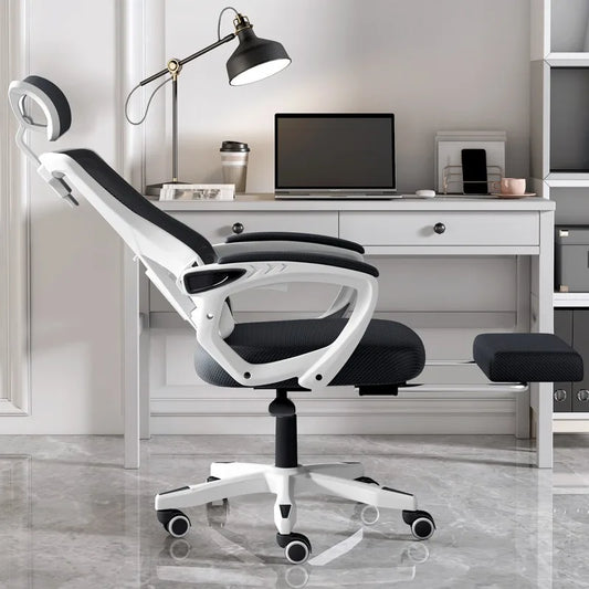 Chaise d'étude, chaise de bureau confortable pour la maison, chaise d'étudiant, chaise ergonomique avec dossier