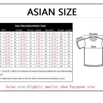 Angel Printed Men's and Women's Casual Short Sleeve T-Shirt Round Neck Fashion Trend Super Cool Men's Daily New Clothing