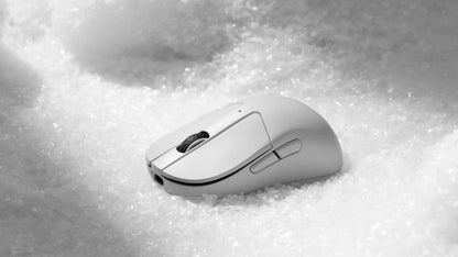 Keychron M4 Wireless Optical Mouse, Bluetooth & 2.4GHz Gaming Mouse, USB Type-C Wired Mouse, 26,000 DPI PixArt 3395 Ultra-Light Rechargeable Mouse