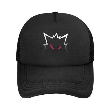 Pikachu Pokeball Mesh Baseball Cap Unisex Fitted Sun Hat Pokemoned  Hat Adjustable Snapback Caps Golf Hats Summer Trucker Caps