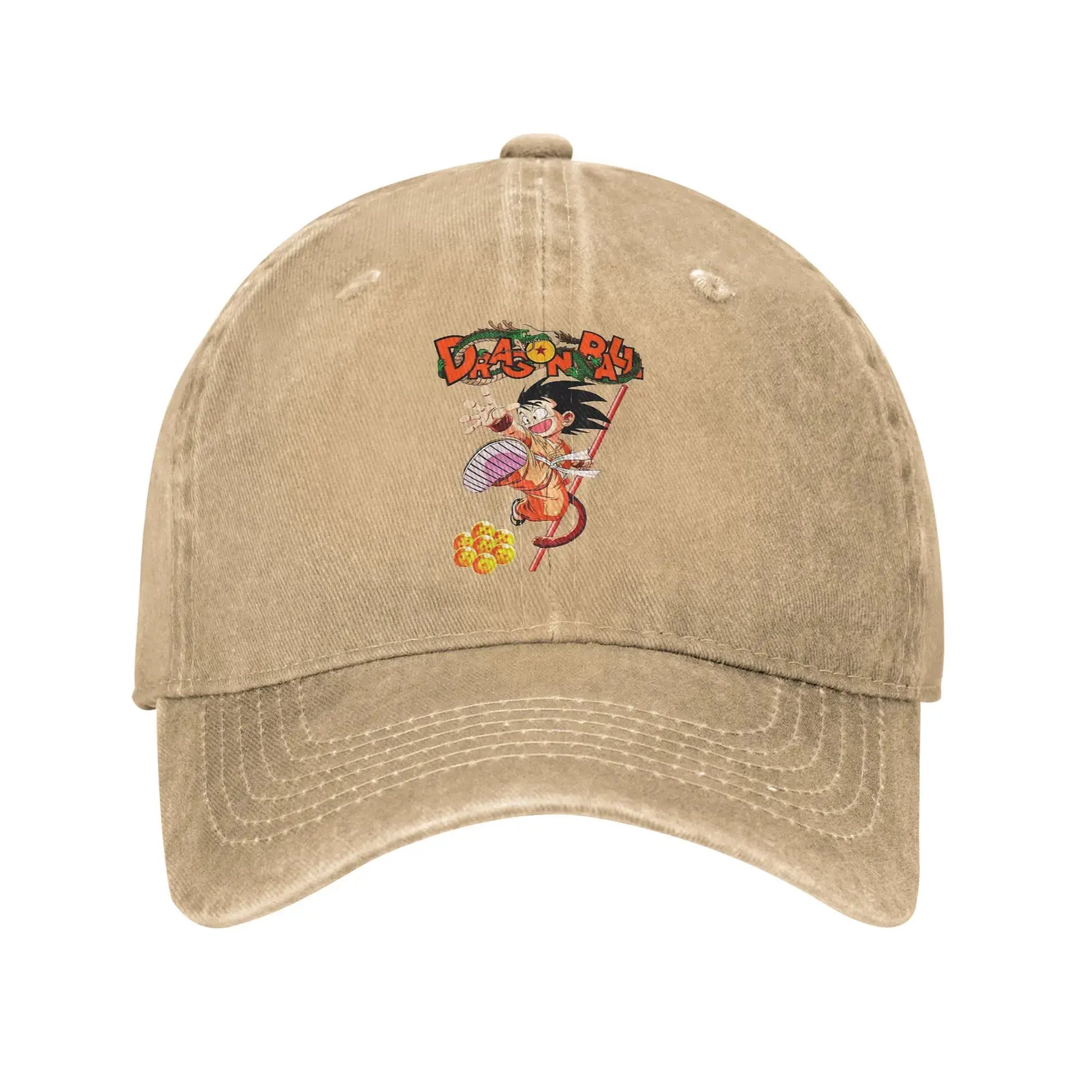 Produit gaming premium Fraquane, Goku and the Dragon Ball Z Men Women Baseball Cap Distressed Washed Caps Hat Casual Outdoor Activities Adjustable Snapback Cap, équipement gamer