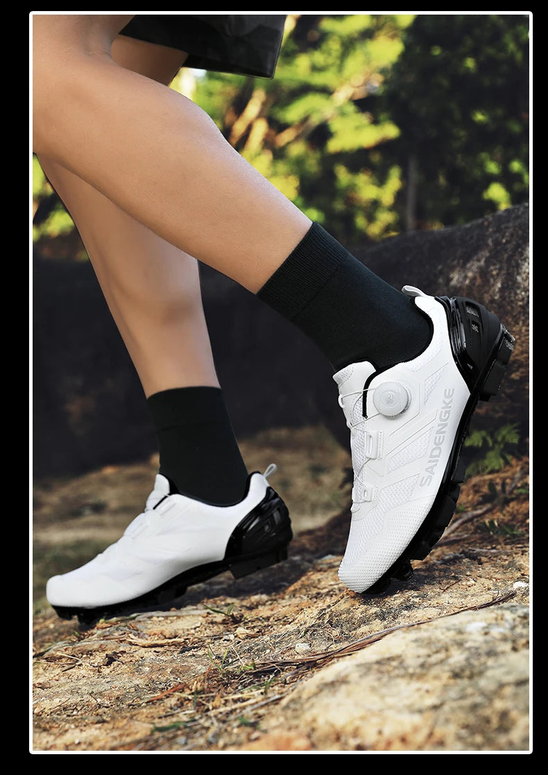 Zapatillas de ciclismo unisex nuevas, profesionales, ligeras, de lujo, originales, de carretera, de goma, para MTB, de competición, de moda, para bicicleta urbana y deportes callejeros