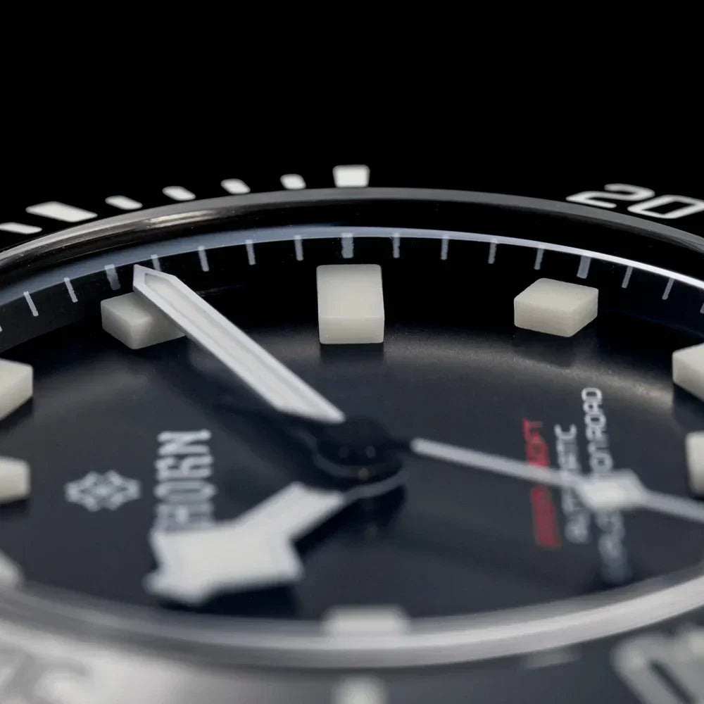 THORN 39mm Titanium Watch Men Homage Vintage PT5000 Movement Automatic Sapphire Crystal C3 Super Luminous 200M Waterproof Watch