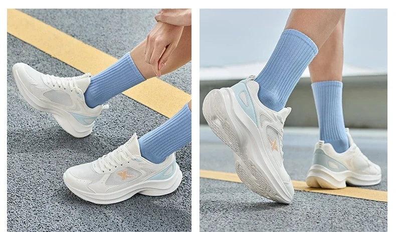 XTEP Running Shoes For Women 2025 Summer New Elastic Comfortable Wear-Resistant Training Professional Sports Shoes 875218110067