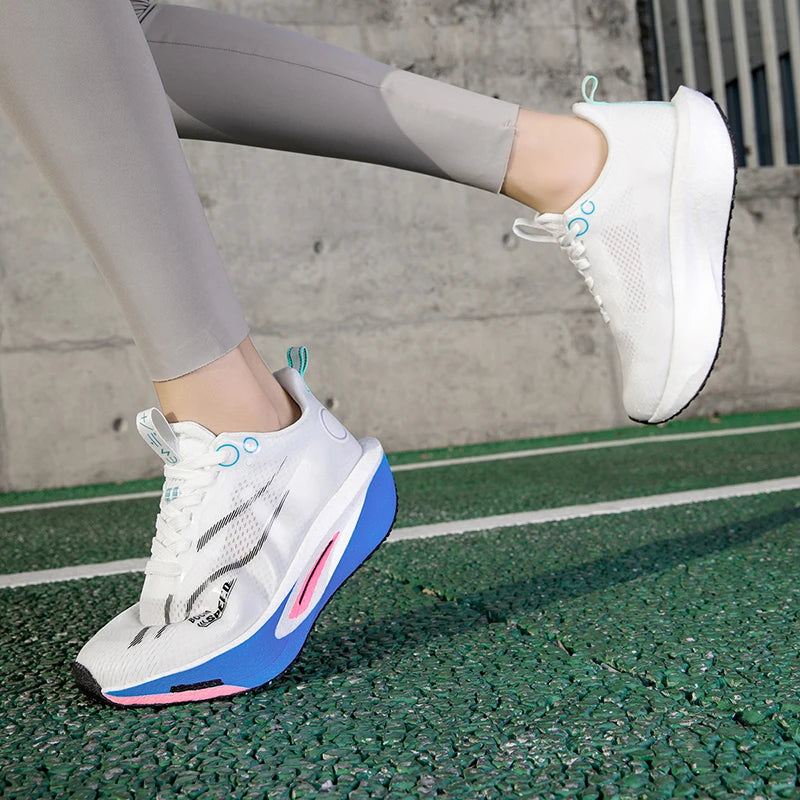 2025 Men's And Women's Carbon Board Running Shoes Professional Marathon, Lightweight Rebound Cushioning Breathable Sports Shoes