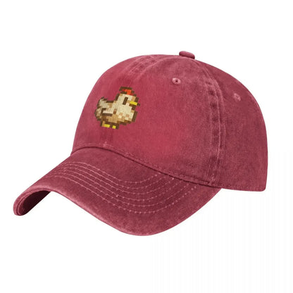Stardew Valley Kurczaki Czapka z daszkiem czapka typu derby luksusowe czapki zabawna czapka urodzinowa Czapki męskie Czapki damskie