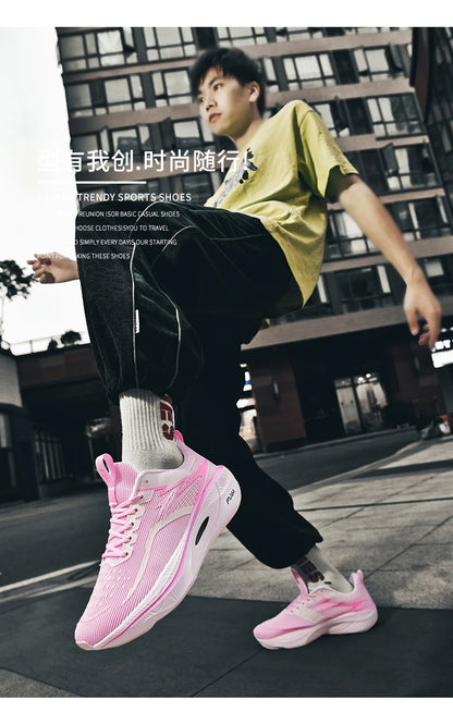 Running Shoes Carbon Board Speciality Marathon Men Sports Breathable Lightweight Women's Comfortable Athletic Nonskid Sneakers