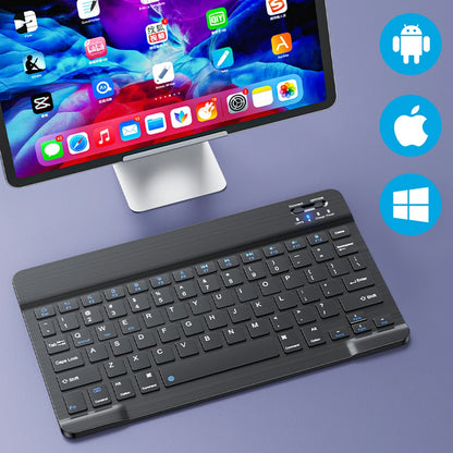 Wireless Keyboard Spanish French Azerty Russian Korean With N Mini Bluetooth For iPad Mac Tablet PC Phone Cell Laptop And Mouse