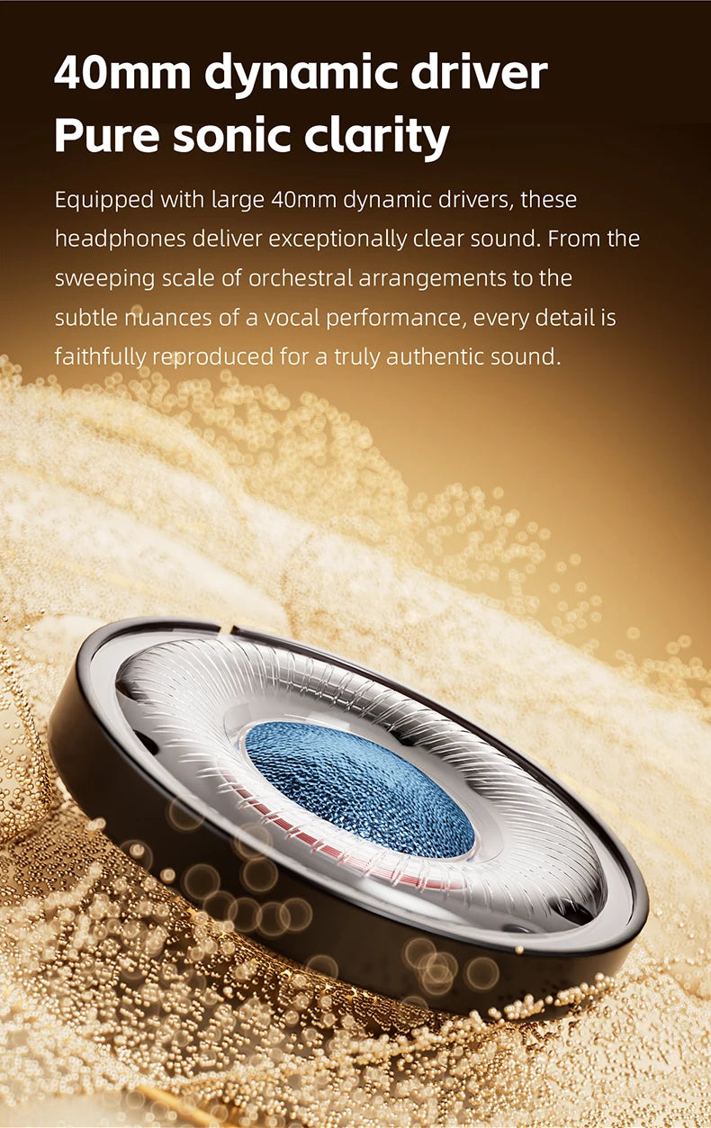 FiiO EH13 Wireless Noise Cancelling Headphones Bluetooth Over-Ear Headphones with Hybrid ANC, 45H Playtime, Travel Gaming Headphones