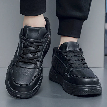 Plus Big Size 50 51 52: zapatillas de cuero para hombre, zapatillas deportivas informales, zapatillas planas de skate para dropshipping