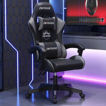 Ergonomiczny fotel gamingowy do domowego biura na długie godziny, dla streamerów, regulowany, odchylany, lekki i wytrzymały