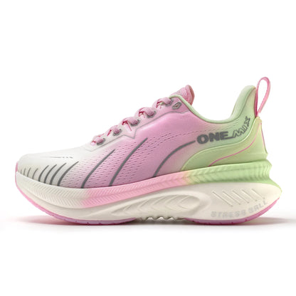 Baskets pour femme ONEMIX noires, chaussures de course respirantes pour femme, modèle de créateur, livraison gratuite, chaussures de sport roses à amorti